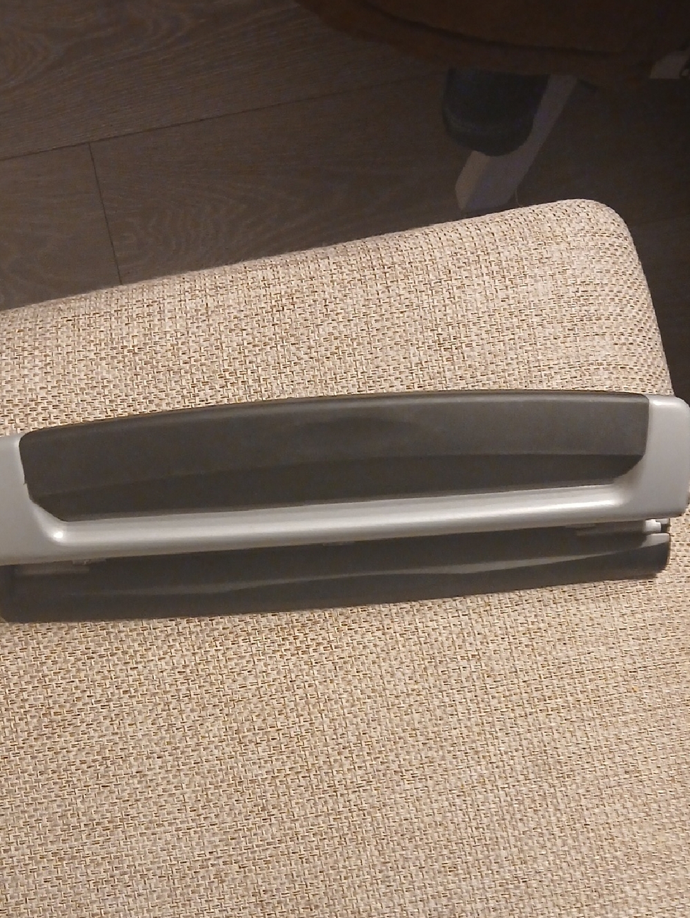 Swingline Silver and Black Tlhree-Hole Paper Punch #74870